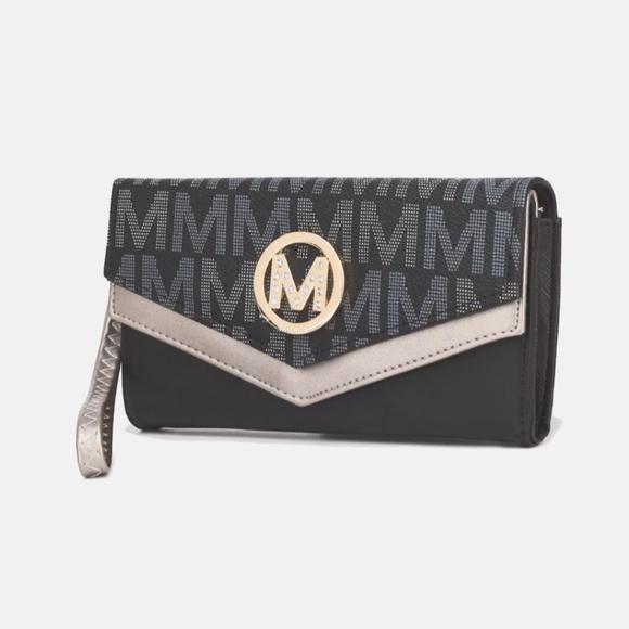 MKF Handbags - MKF Collection M Signature Wallet in black